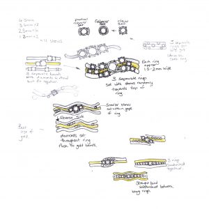 designing diamond stacking rings