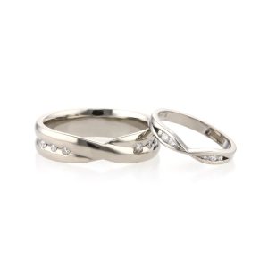 Handmade Infinity Inspired Wedding Rings